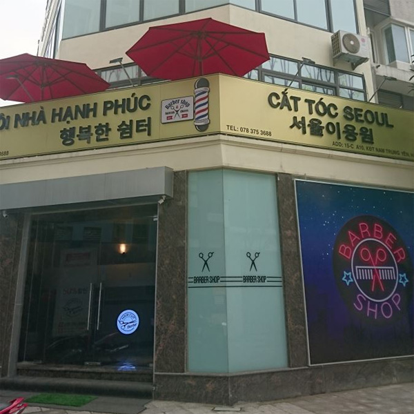 Tiệm cắt tóc Seoul